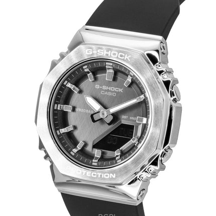 Casio G-Shock analog digital biobaseret harpiks sort urskive kvarts GM-S2110-1A1 200M dameur