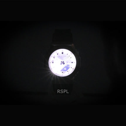 Casio G-Shock analog digital biobaseret harpiks sølv urskive kvarts GM-S2110-1A7 200M dameur