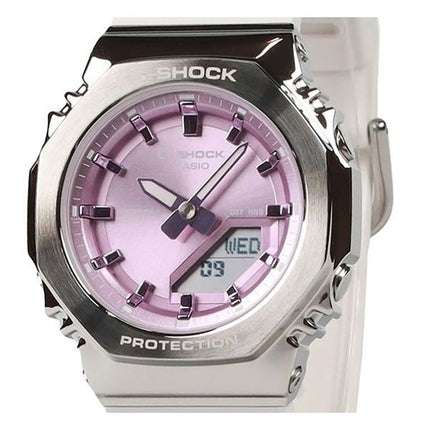 Casio G-Shock Analog Digital Bio-baseret harpiksrem Pink Dial Quartz GM-S2110-7A6 200M dameur