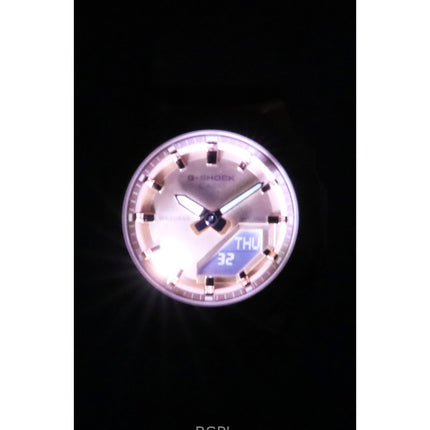 Casio G-Shock Analog Digital Bio-baseret Resin Rem Rose Guld Urskive Quartz GM-S2110PG-4A 200M dameur