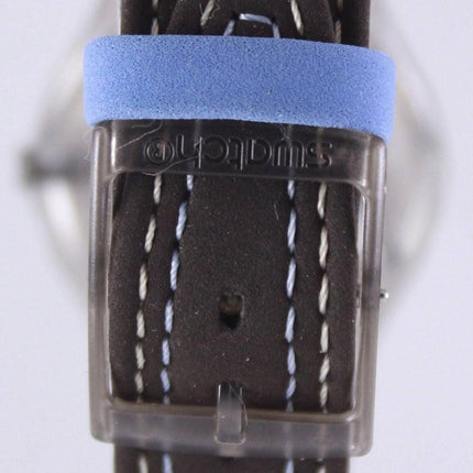 Swatch originaler blå Choco schweizisk Quartz GM415 Unisex ur