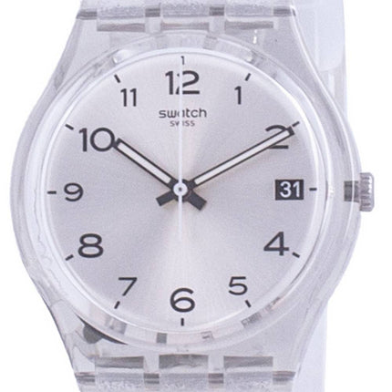 Swatch Silverblush Silver Dial Silikonestrop kvarts GM416C Herreur