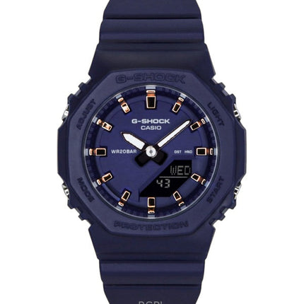 Casio G-Shock analog digital harpiksrem blå urskive kvarts GMA-P2100M-2A 200M dameur