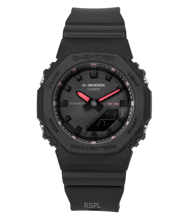 Casio G-Shock analog digital biobaseret harpiks sort urskive kvarts GMA-P2100SA-1A1 200M dameur