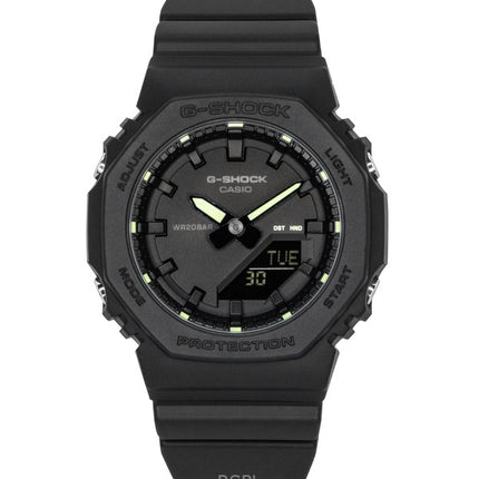 Casio G-Shock analog digital biobaseret harpiks sort urskive kvarts GMA-P2100SA-1A2 200M dameur