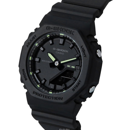 Casio G-Shock analog digital biobaseret harpiks sort urskive kvarts GMA-P2100SA-1A2 200M dameur