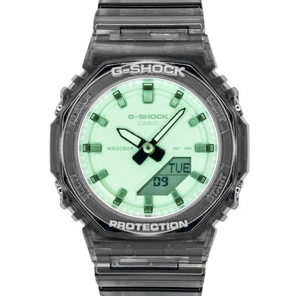 Casio G-Shock analog digital grøn urskive harpiksrem kvarts GMA-P2100SR-1A 200M dameur
