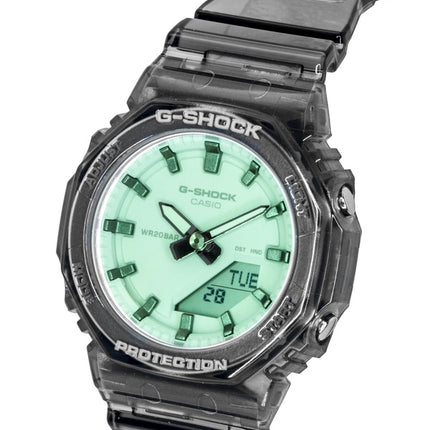 Casio G-Shock analog digital grøn urskive harpiksrem kvarts GMA-P2100SR-1A 200M dameur