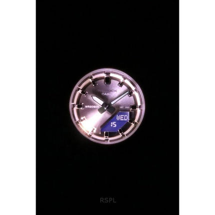 Casio G-Shock analog digital biobaseret harpiksrem Rose guldskive Quartz GMA-P2100ST-9A 200M dameur