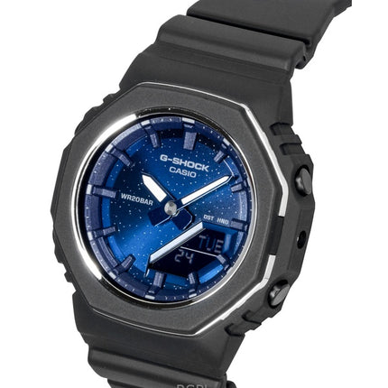Casio G-Shock analog digital biobaseret harpiks blå urskive kvarts GMA-P2110SC-2A 200M dameur