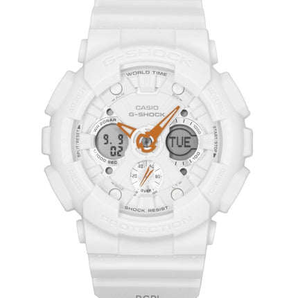 Casio G-Shock analog digital biobaseret harpiks hvid urskive kvarts GMA-S120SA-7A1 200M dameur