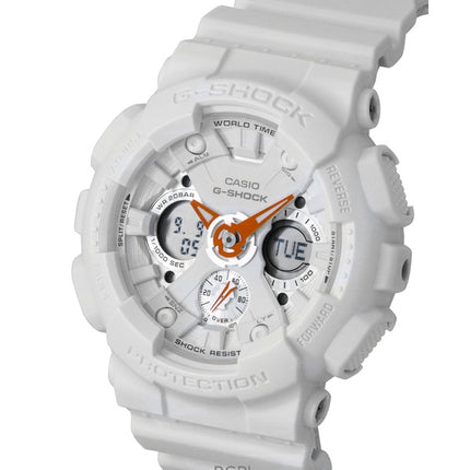Casio G-Shock analog digital biobaseret harpiks hvid urskive kvarts GMA-S120SA-7A1 200M dameur