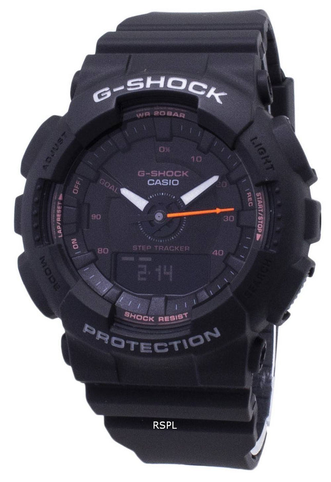 Casio G-Shock GMA-S130VC-1A GMAS130VC-1A trin Tracker Analog Digital 200M Herreur