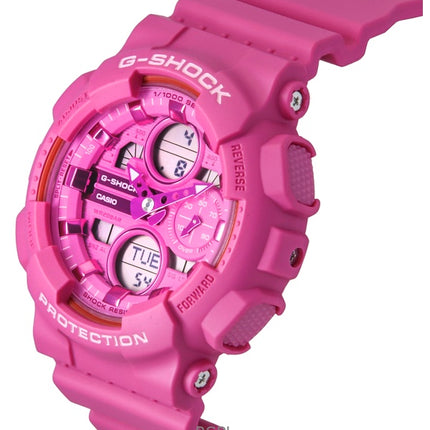 Casio G-Shock Analog Digital Bio-baseret harpiks Pink Urskive Quartz GMA-S140PP-4A 200M dameur