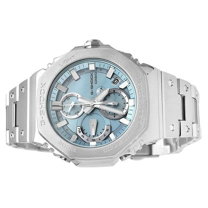 Casio G-Shock Fuld Metal Analog Chronograph Smartphone Link Ice Blue Dial Tough Solar GMC-B2100AD-2A 200M herreur