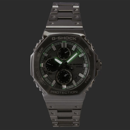 Casio G-Shock analog smartphone link sølv urskive rustfrit stål quartz GMC-B2100ADS-1A 200M herreur