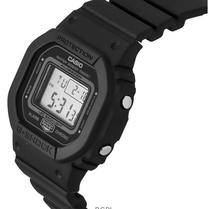Casio G-Shock Digital Black Resin Rem Black Dial Quartz GMD-S5600BA-1 200M dameur