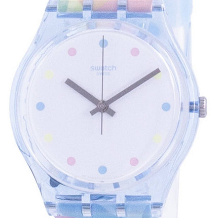 Swatch Borduja's hvide ur silikone rem kvarts GS159 Kvinders ur