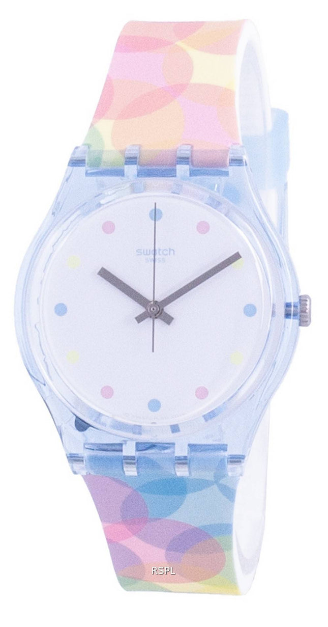 Swatch Borduja's hvide ur silikone rem kvarts GS159 Kvinders ur
