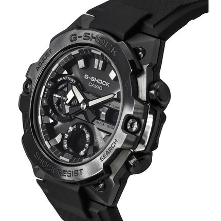 Casio G-Shock G-Steel Sort Mobile Link Analog Digital Tough Solar GST-B400BB-1A 200M herreur
