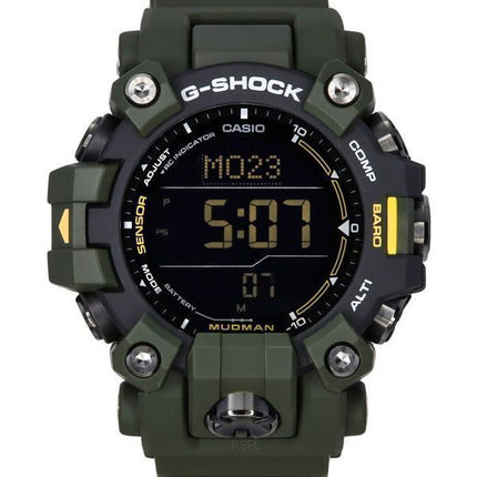 Casio G-Shock Mudman Master Of G-Land Digital Green Resin Strap Solar GW-9500-3 200M herreur