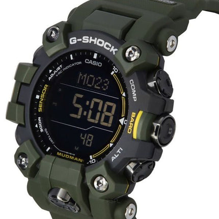 Casio G-Shock Mudman Master Of G-Land Digital Green Resin Strap Solar GW-9500-3 200M herreur
