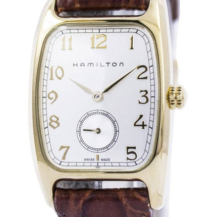 Hamilton amerikanske klassiske Boulton kvarts Swiss Made H13431553 Herreur