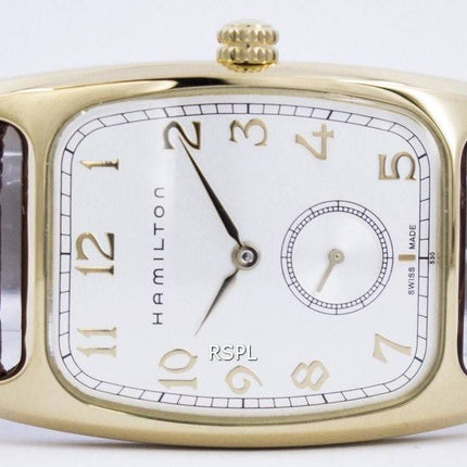 Hamilton amerikanske klassiske Boulton kvarts Swiss Made H13431553 Herreur