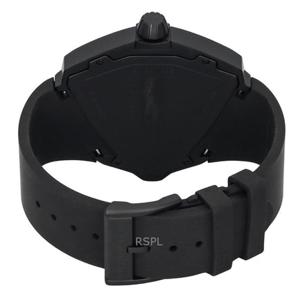 Hamilton Ventura XXL Bright Dune Limited Edition gummirem sort urskive kvarts H24614330 herreur