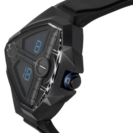 Hamilton Ventura Edge Dune Limited Edition gummirem sort urskive kvarts H24624330 100M herreur