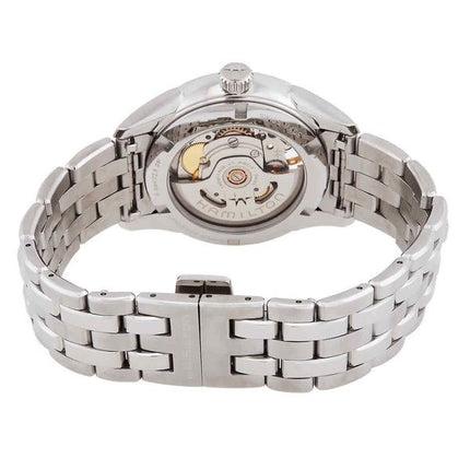 Hamilton Jazzmaster rustfrit stål Pink åben hjerteurskive automatisk H32215170 dameur