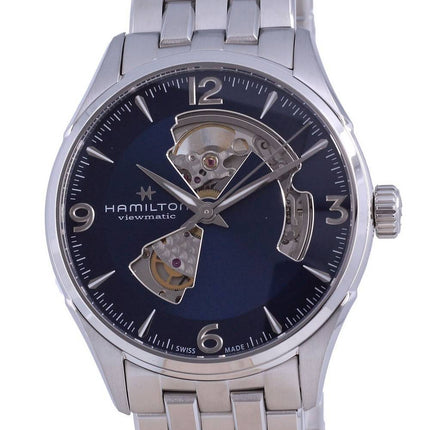 Hamilton Jazzmaster rustfrit stÃ¥l Ã¥bent hjerte automatisk H32705141 Herreur