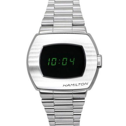 Hamilton PSR American Classic Digital rustfrit stål kvarts H52414131 100M herreur