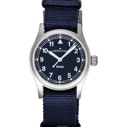 Hamilton Khaki Field tekstilrem blå urskive kvarts H69301940 unisexur