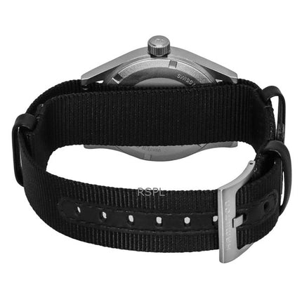 Hamilton Khaki Field tekstilrem sort urskive kvarts H69401430 unisexur