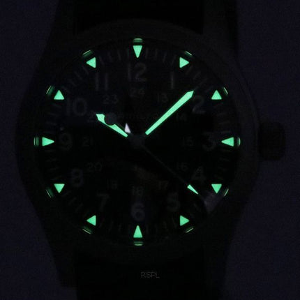 Hamilton Khaki Field Nylonrem Sort Urskive Mekanisk H69529933 Herreur