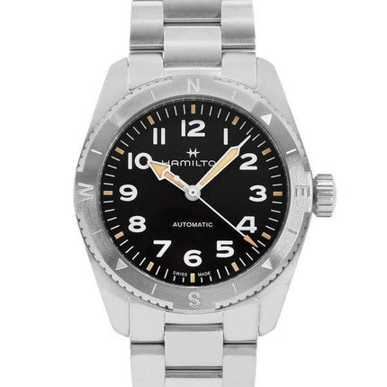 Hamilton Khaki Field Expedition Rustfrit Stål Sort Urskive Automatisk H70225130 100M herreur