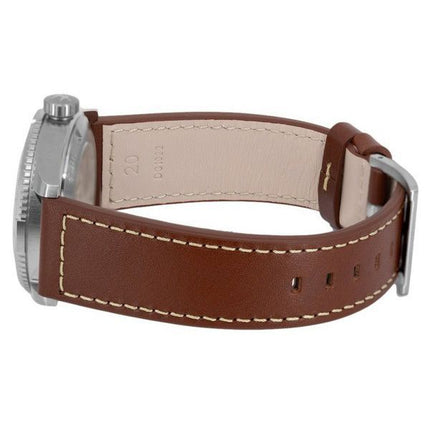 Hamilton Khaki Field Expedition læderrem Blue Dial Automatisk H70225540 100M herreur