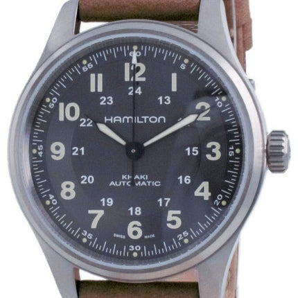 Hamilton Khaki Field Automatic Titanium Black Dial H70545550 100M Herreur