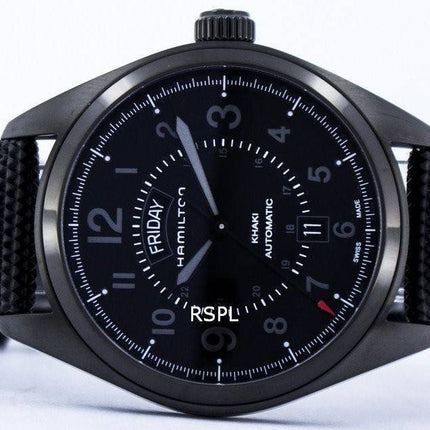Hamilton Khaki Field Day dato automatisk Swiss Made H70695735 Herreur