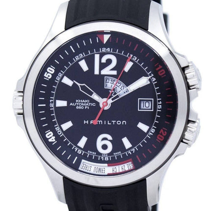 Hamilton Khaki Navy GMT automatisk H77555335 Herreur