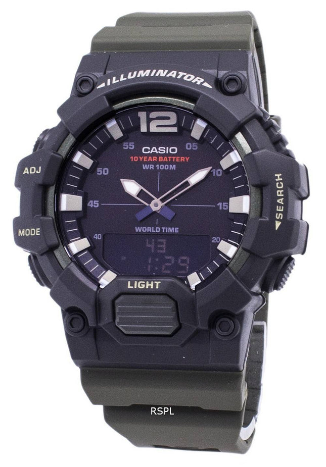 Casio ungdom HDC-700-3AV Illuminator kvarts Analog Digital Herreur