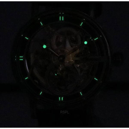 Ingersoll The Herald Læderrem Silver Skeleton Dial Automatisk I00402B herreur