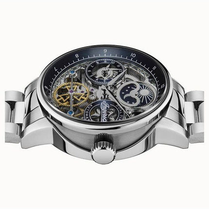 Ingersoll The Jazz Stainless Steel Blue Skeleton Dial Automatisk I07707 herreur