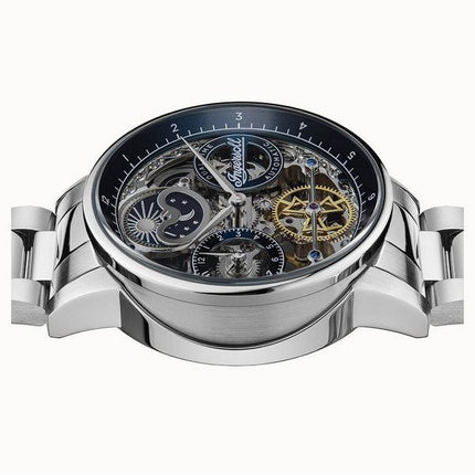 Ingersoll The Jazz Stainless Steel Blue Skeleton Dial Automatisk I07707 herreur