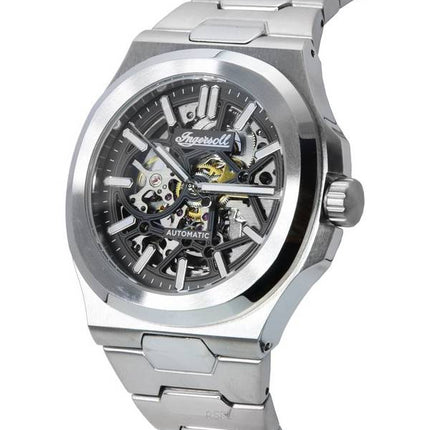 Ingersoll The Catalina Stainless Steel Skeleton Black Dial Automatisk I12501 herreur