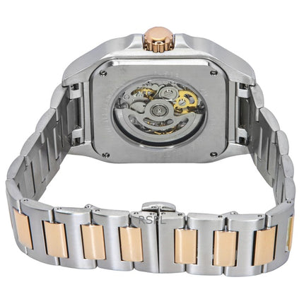 Ingersoll The Ollie Two Tone Rustfrit Steel Grey Skeleton Dial Automatisk I14502 herreur