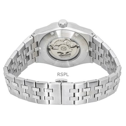 Ingersoll The Rider rustfrit stål sort urskive automatisk I16801 herreur