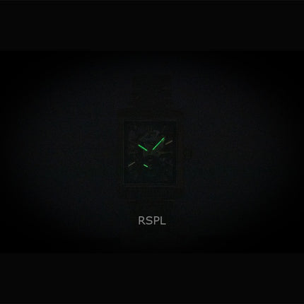 Ingersoll The Spur guldfarvet rustfrit stål sort skelet urskive automatisk I17002 herreur