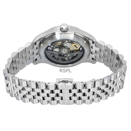 Ingersoll The Maverick rustfrit stål sort skelet urskive automatisk I17403 herreur